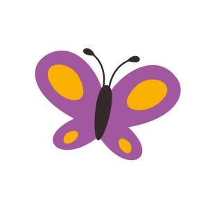 Purple Butterfly graphic